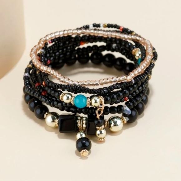 8pcs Bead Decor Bracelet - Picture 3 of 4